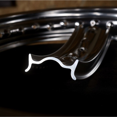 H 1.85-19&quot; 36HOLES 40HOLES Akront στυλ Valanced Alloy Ρήματα μοτοσυκλέτας γυαλισμένο χρώμα
