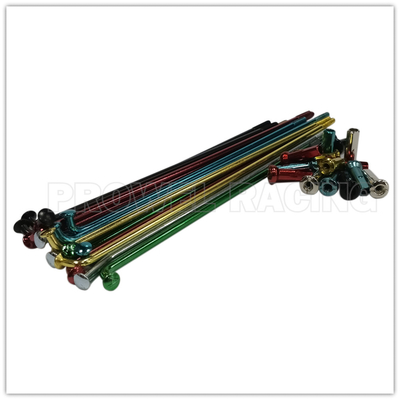 Απελευθέρωση Rainbow Color Carbon Steel Spokes και Nipples για Μοτοσυκλέτα 8G 9G 10G