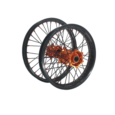Προσαρμοσμένο λογότυπο WM 18 ιντσών Super Motorcycle Wheel Set για αντικατάσταση / επισκευή