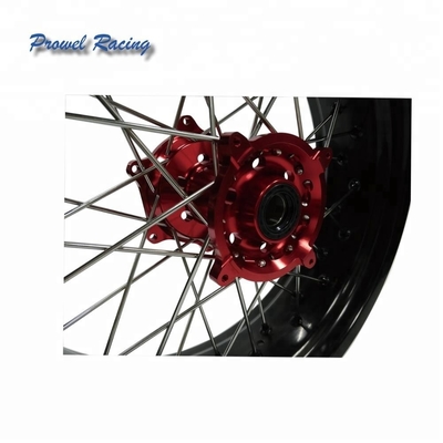 Αλουμίνιο 6061 T6 Μοτοσυκλέτα Motocross Supermoto Alloy Wheel Rim Μέγεθος 5.0x17 για εσάς