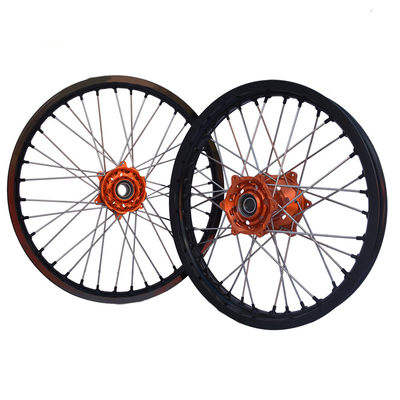 Μαύρο 19 ιντσών Alloy Spoke Wheel Rim για Off-Road ποδήλατο μοτοσυκλέτα Προσαρμοσμένο λογότυπο