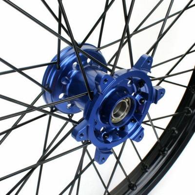2006-2009 Yamaha YZ250F YZ450F Μπλε Κέντρα Μπροστά 21 &quot;Πίσω 19&quot; Πλήρες σύνολο τροχών Ρίμς
