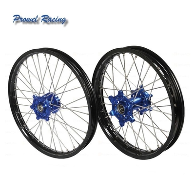 2006-2009 Yamaha YZ250F YZ450F Μπλε Κέντρα Μπροστά 21 &quot;Πίσω 19&quot; Πλήρες σύνολο τροχών Ρίμς