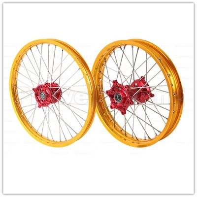 1.60-21&quot; και 2.15-19&quot; πίσω πλάτη Custom Made αλουμινένιο κράμα Spoked τροχούς για CRF 125