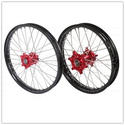 1.60-21&quot; και 2.15-19&quot; πίσω πλάτη Custom Made αλουμινένιο κράμα Spoked τροχούς για CRF 125