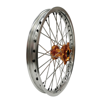 1.60-21&quot; και 2.15-19&quot; πίσω πλάτη Custom Made αλουμινένιο κράμα Spoked τροχούς για CRF 125