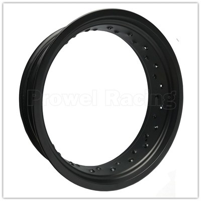 BLACK 7116 T6 MT 3.50 X 17&quot; Supermoto Alloy Wheel Rims Αναβαθμίστε την απόδοση του CRF σας