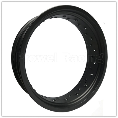 BLACK 7116 T6 MT 3.50 X 17&quot; Supermoto Alloy Wheel Rims Αναβαθμίστε την απόδοση του CRF σας