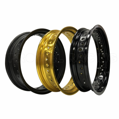 7116 T6 17 ιντσών Supermoto Spoked Aluminium Alloy Ράβδοι τροχών με μακροχρόνια βαφή