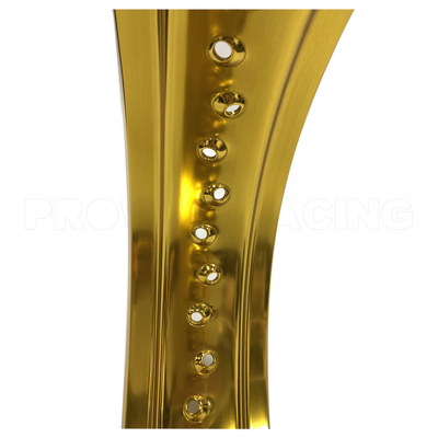 7116 T6 17 ιντσών Supermoto Spoked Aluminium Alloy Ράβδοι τροχών με μακροχρόνια βαφή