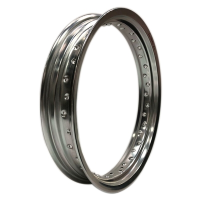 Υψηλή αξιοπιστία και απόδοση 4.25 x 17 &quot; Supermoto Alloy Wheel Rim σε μαύρο
