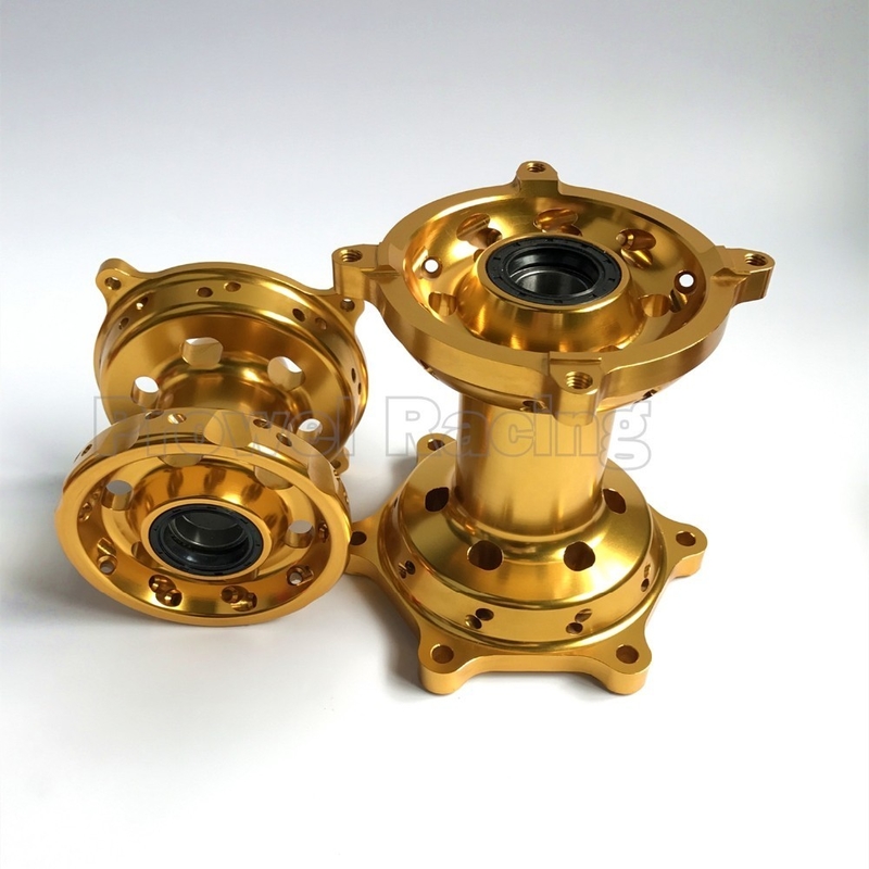 Ασπρόμαυρη CNC Billet μοτοσυκλέτα τροχούς Hubs για εξατομικευμένες λύσεις επισκευής και αντικατάστασης