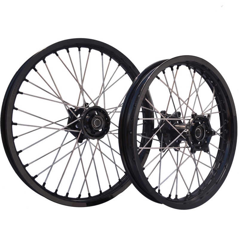 Μαύρο 19 ιντσών Alloy Spoke Wheel Rim για Off-Road ποδήλατο μοτοσυκλέτα Προσαρμοσμένο λογότυπο