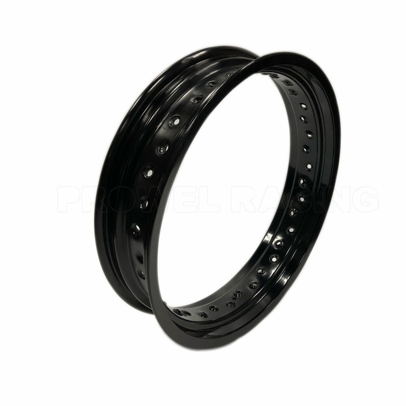 7116 T6 Bright Black 3,50x17 ίντσες μοτοσυκλέτα συναρμολόγηση τροχούς ελαστικά για Supermoto