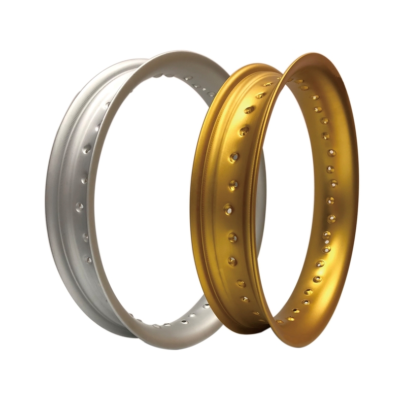 3.00 x 17 ίντσες χρυσό κράμα τροχιά Rim 7116 T6 Σκοπός αντικατάσταση / επισκευή